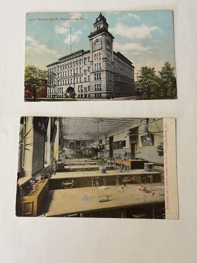 Girl\'s Normal School Philadelphia PA Antique Postcards 1910 Botanical Dept Girl\'s Normal School Philadelphia PA Antique Postcards 1910 Botanical Dept