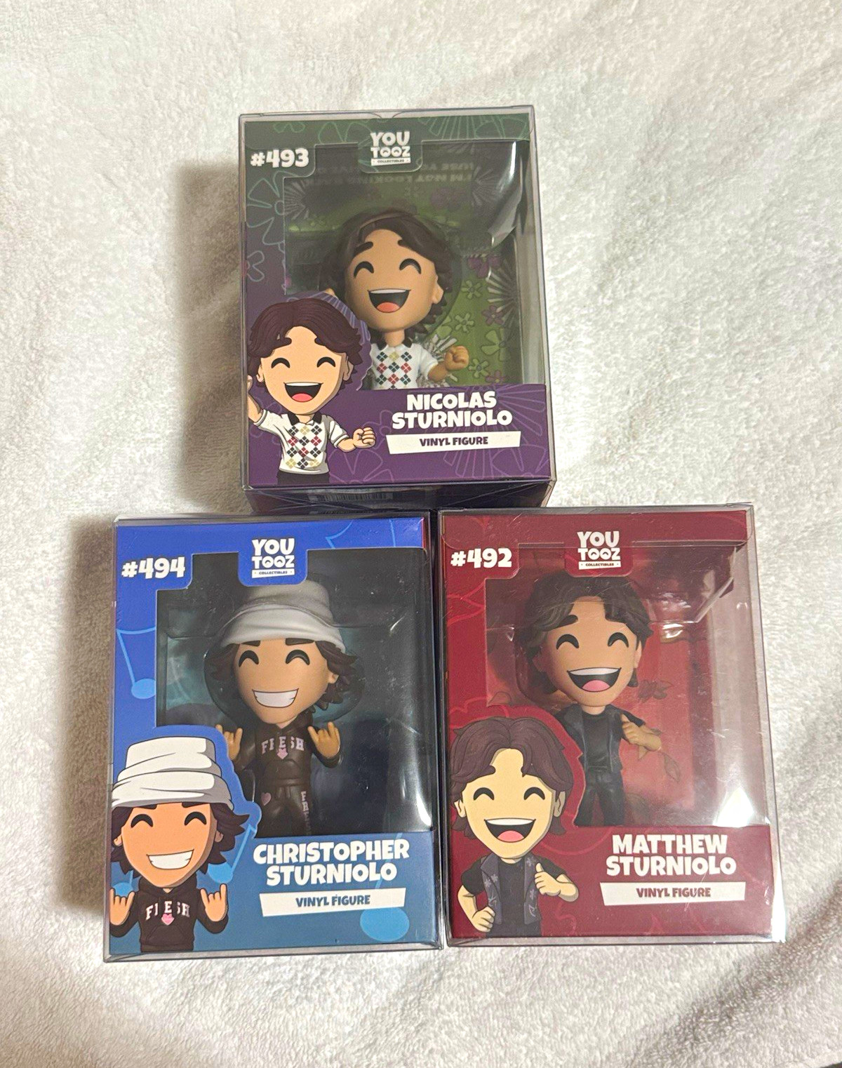 Youtooz Collector's Edition Vinyl Figure Lot 3 Nicolas Christopher Matthew Youtooz Collector's Edition Vinyl Figure Lot 3 Nicolas Christopher Matthew