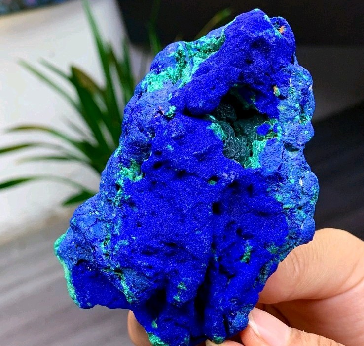 287G BEST Natural Azurite/Malachite crystal minerals specimens 287G BEST Natural Azurite/Malachite crystal minerals specimens