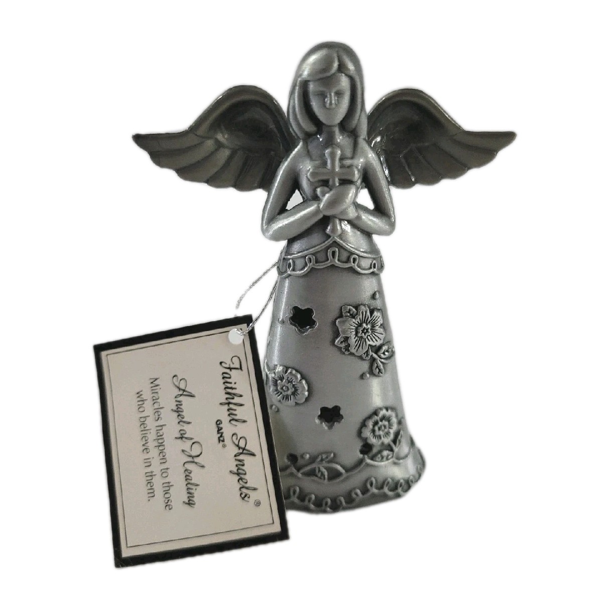 Ganz Silver Faithful Angel of Hope Zinc Figurine 3.6 Inch Ganz Silver Faithful Angel of Hope Zinc Figurine 3.6 Inch