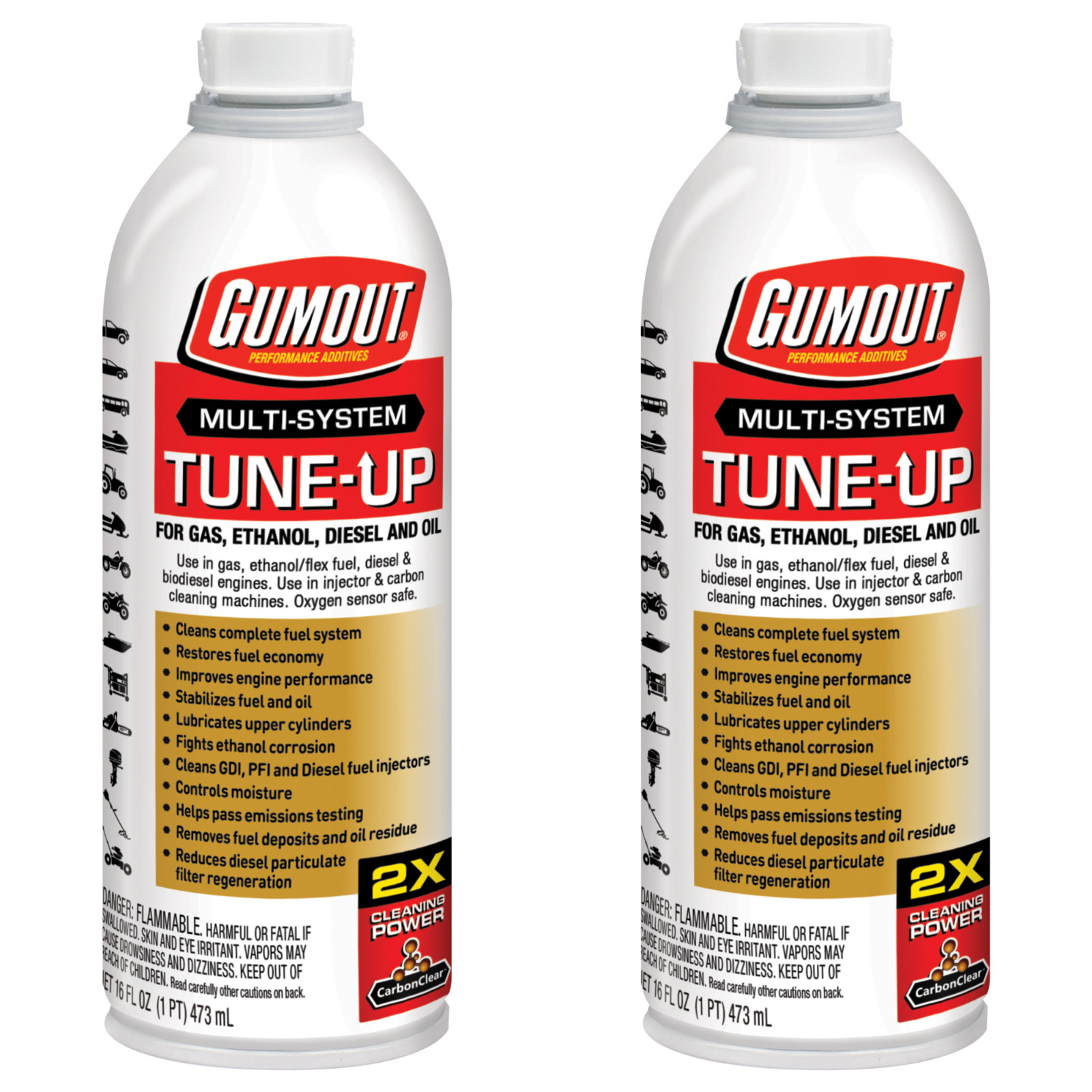 Gumout Multi-System Tune-Up Automotive Additive 16 oz 2-Pack Gumout Multi-System Tune-Up Automotive Additive 16 oz 2-Pack