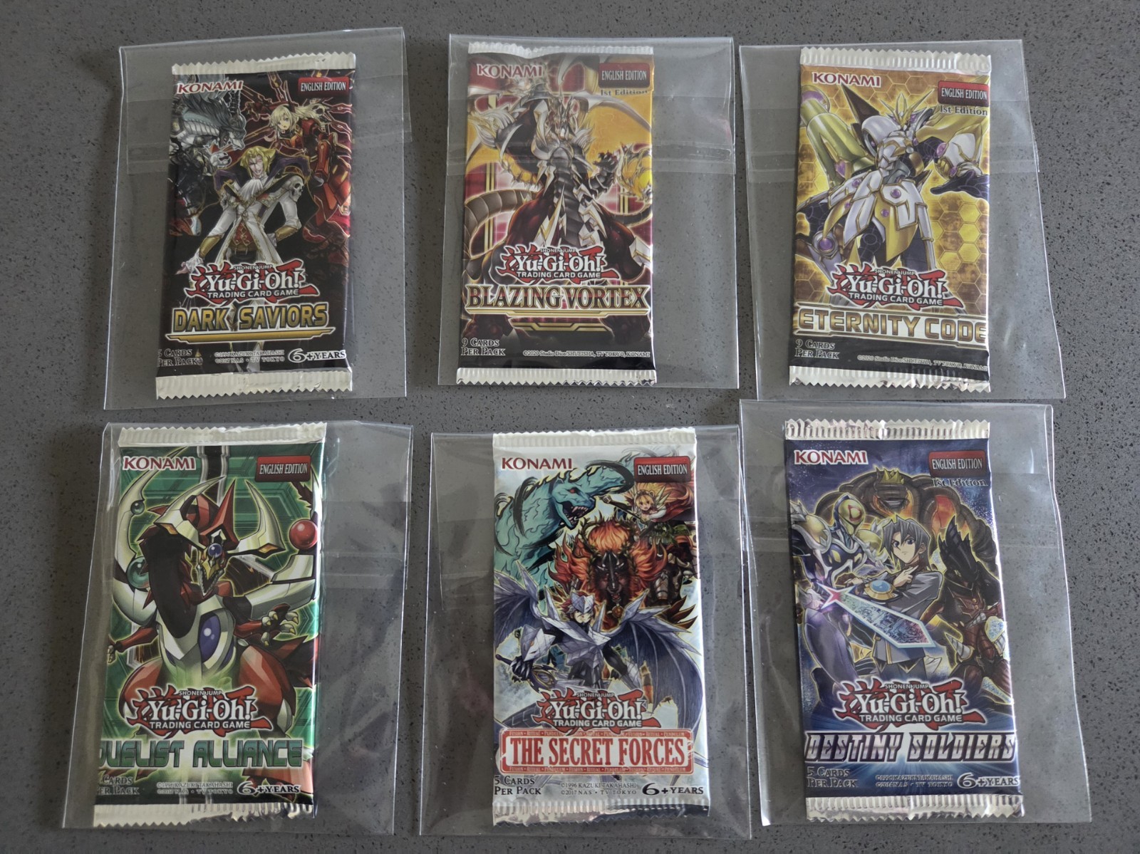 YuGiOh Booster Pack Lot UNOPENED