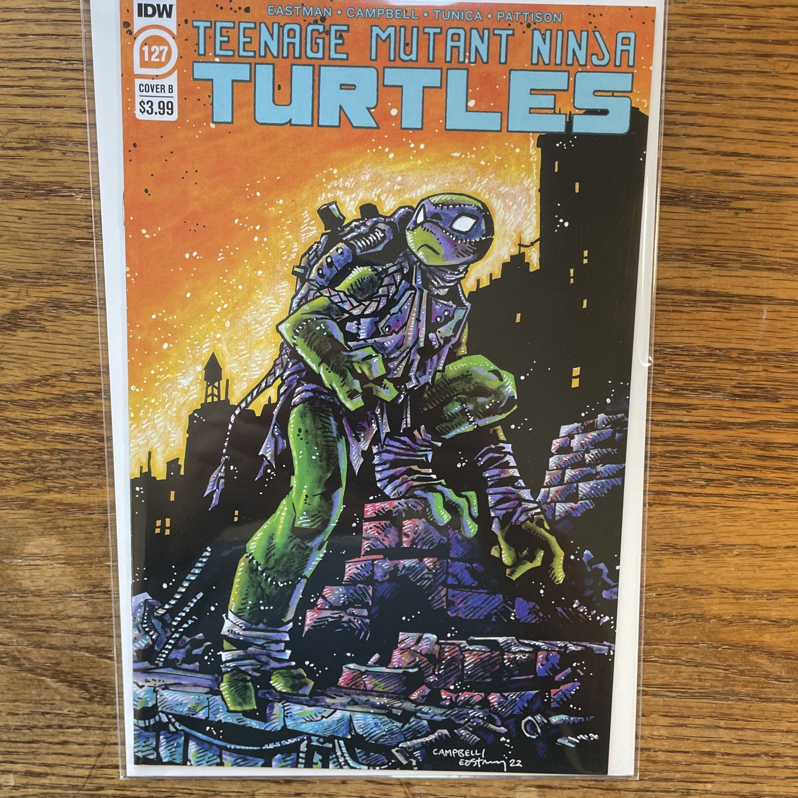 Teenage Mutant Ninja Turtles #127 TMNT Kevin Eastman Variant B 1st Venus TMNT Teenage Mutant Ninja Turtles #127 TMNT Kevin Eastman Variant B 1st Venus TMNT