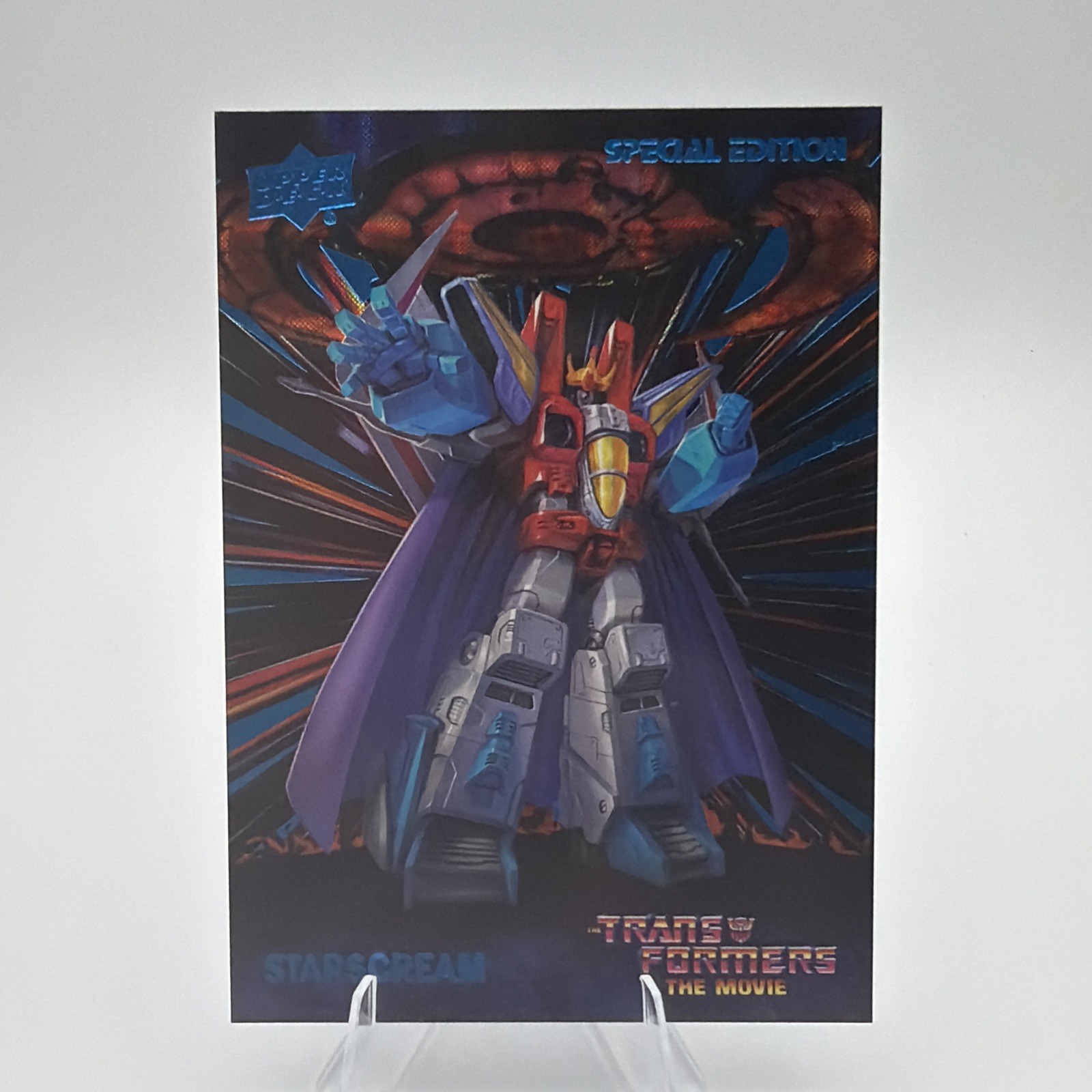 2026 UPPER DECK TRANSFORMERS THE MOVIE 40th STARSCREAM BLUE SPECIAL EDITION #9 2026 UPPER DECK TRANSFORMERS THE MOVIE 40th STARSCREAM BLUE SPECIAL EDITION #9