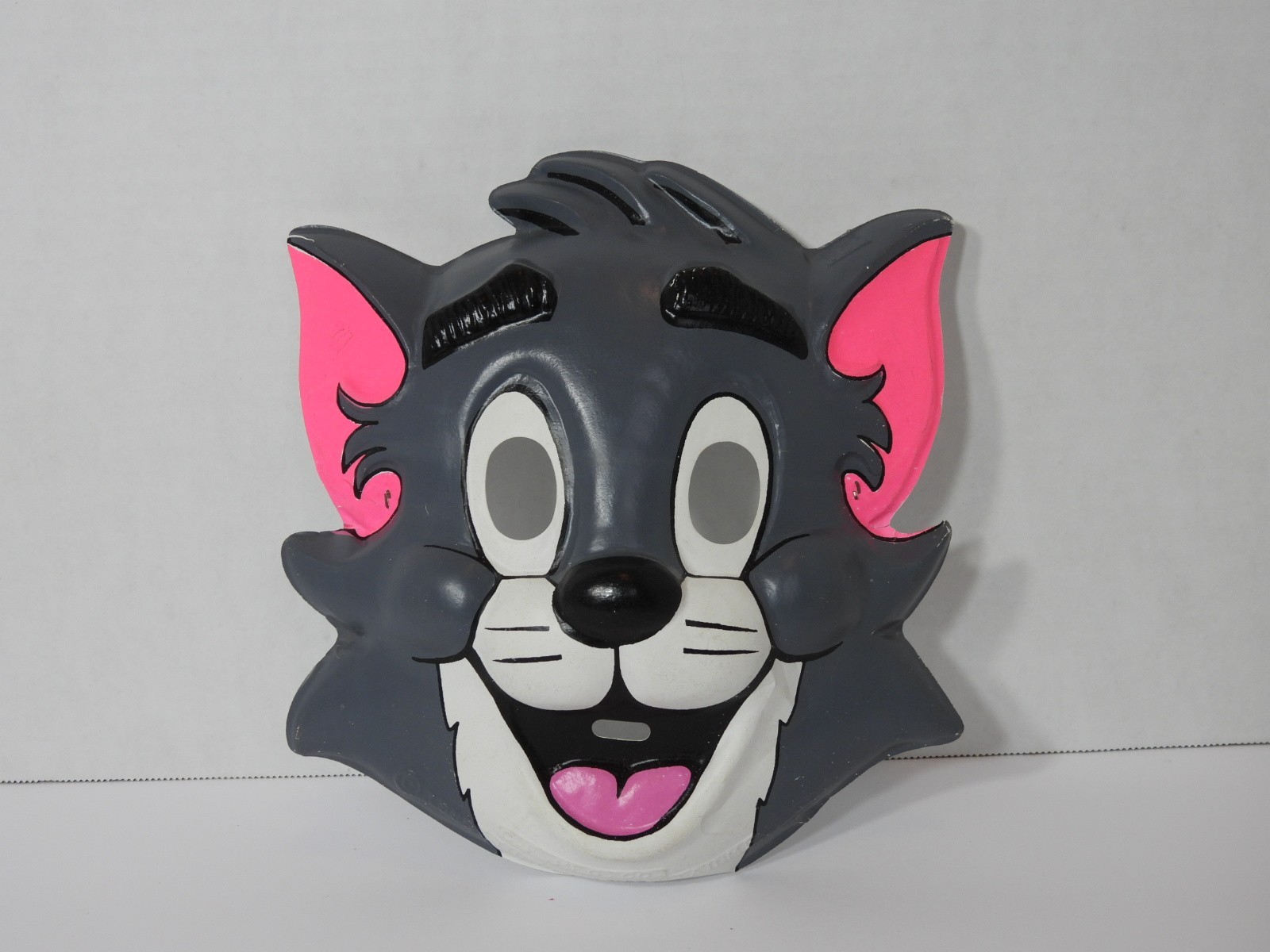 VINTAGE TOM CAT HALLOWEEN MASK FROM THE TOM & JERRY CARTOONS NEW 1989 VINTAGE TOM CAT HALLOWEEN MASK FROM THE TOM & JERRY CARTOONS NEW 1989