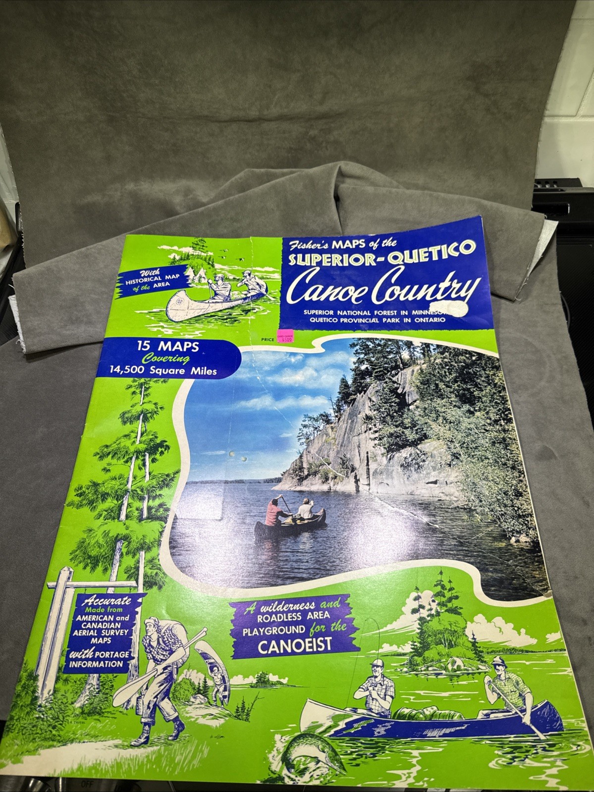 Fisher's Maps Superior-Quetico Canoe Country, Superior/Quetico, 15 Maps Fisher's Maps Superior-Quetico Canoe Country, Superior/Quetico, 15 Maps