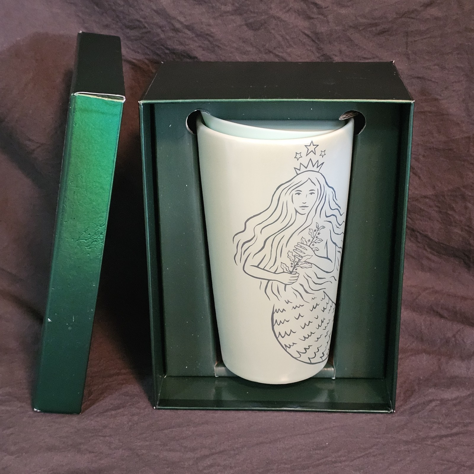 STARBUCKS 50th Anniversary Limited Edition Siren Ceramic Tumbler NIB 2021