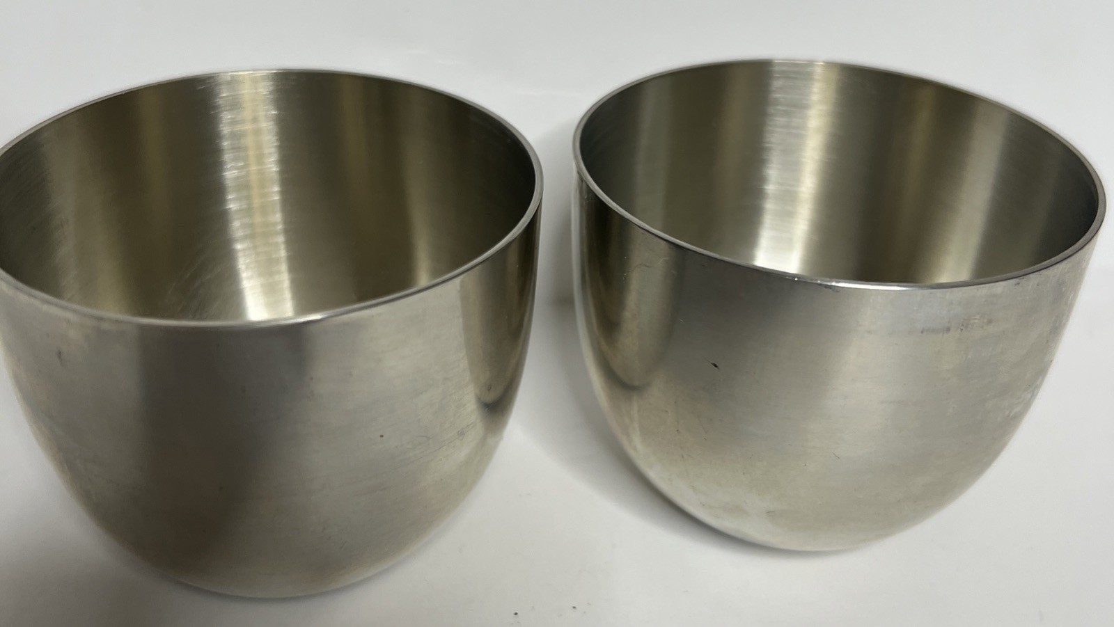 Vintage Stieff Pewter Jefferson Cups Set of 2 P50 Tumbler Mint Julep Punch