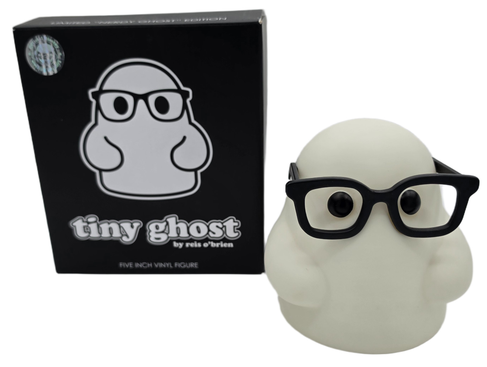 Bimtoy Tiny Ghost Nerd Black Glasses 5\