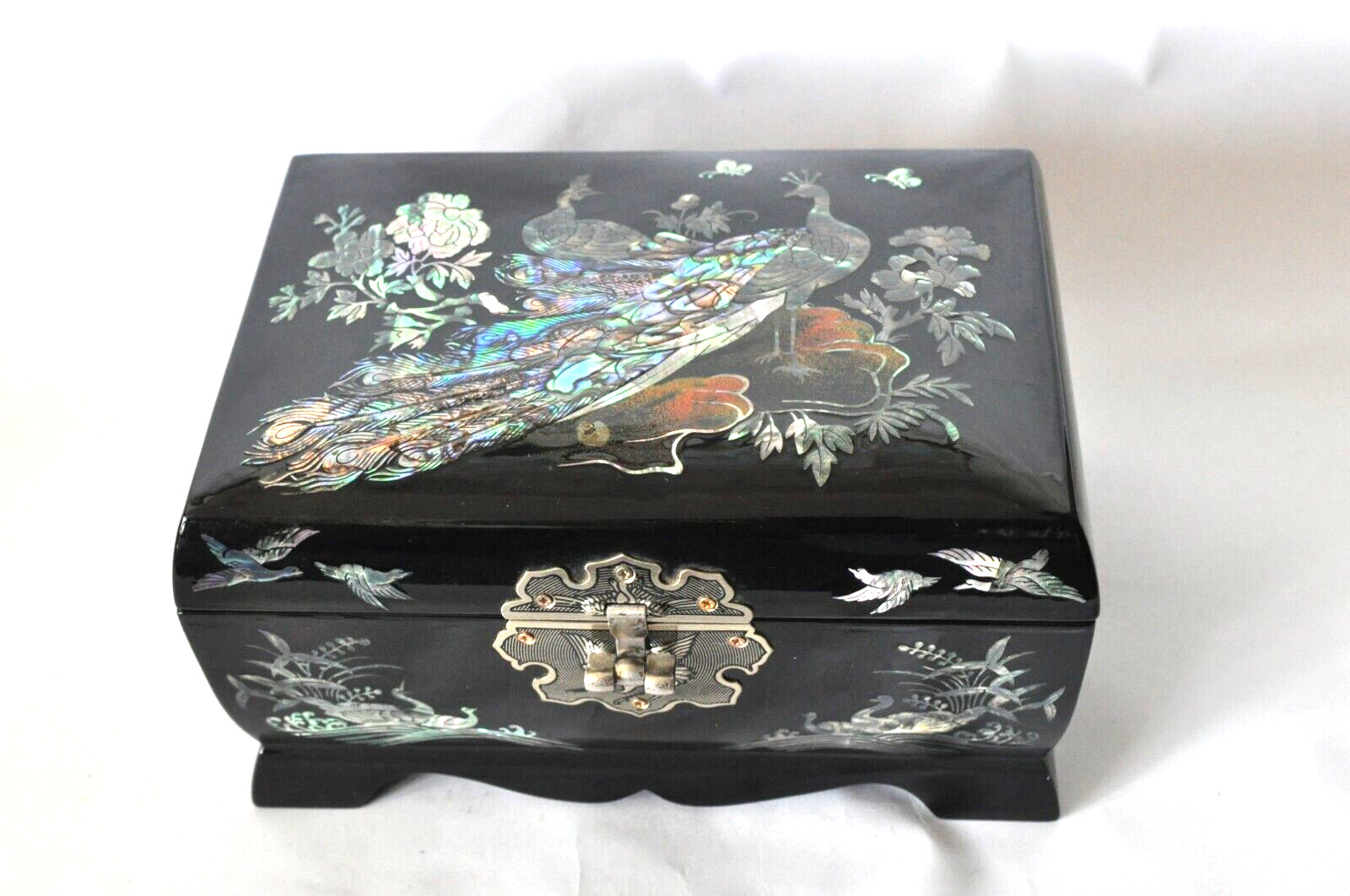 Rare Raden mother‐of‐pearl work beautiful Jewelry box Traditional crafts japan