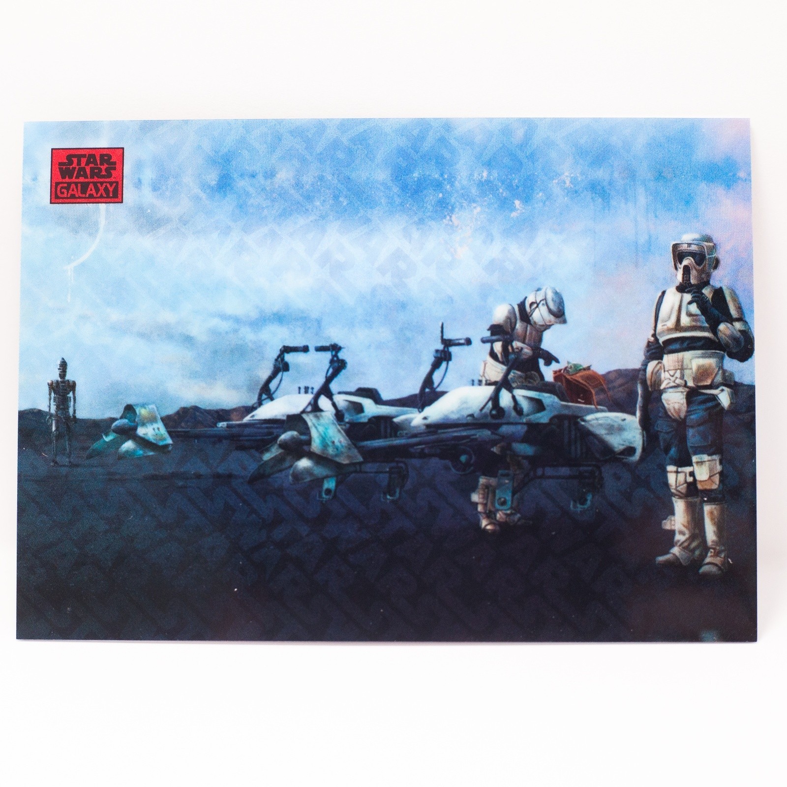 2025 Topps Star Wars Chrome Galaxy Checkpoint #93 Red LogoFractor 2/5🔥🔥 2025 Topps Star Wars Chrome Galaxy Checkpoint #93 Red LogoFractor 2/5🔥🔥