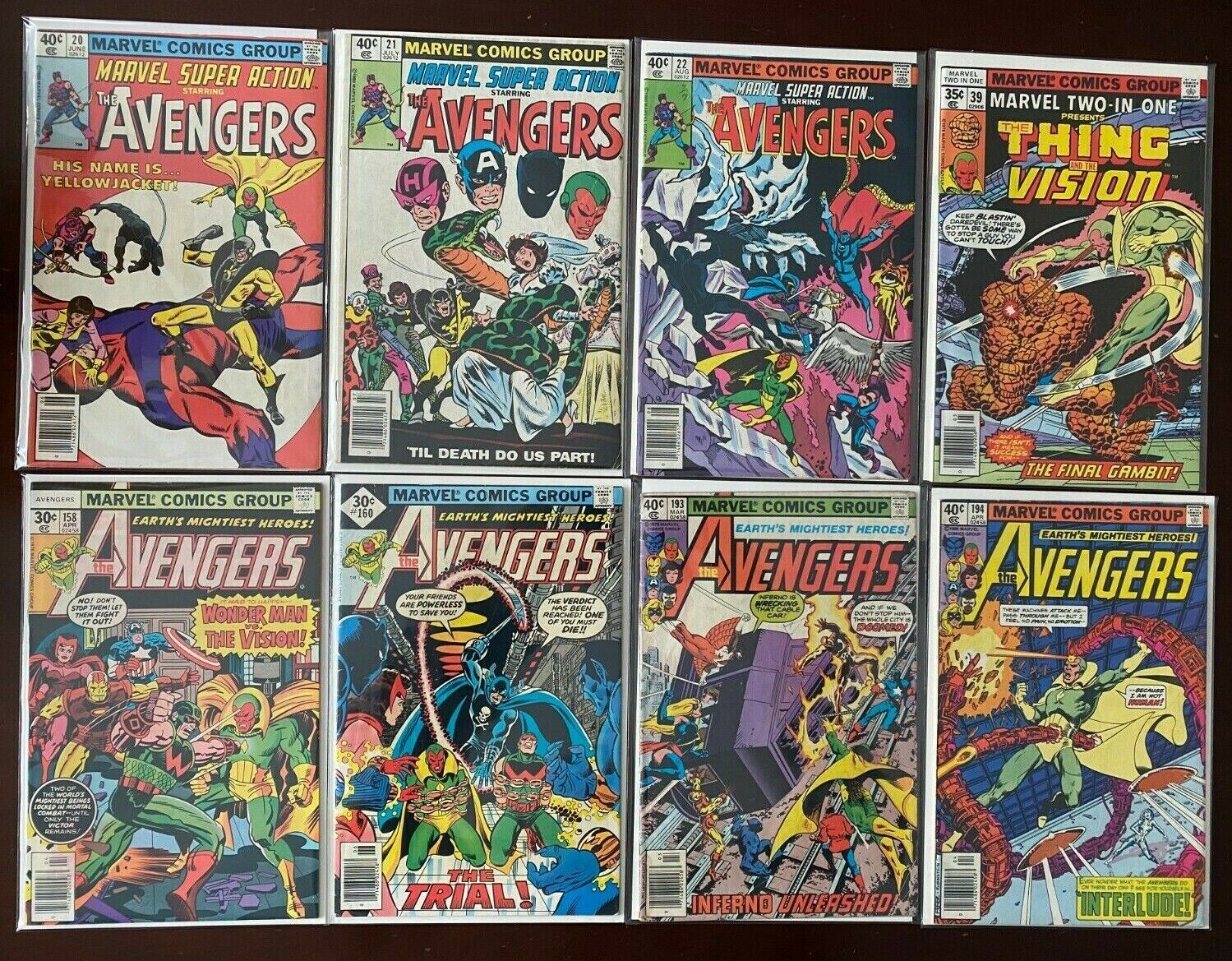The Vision appearances lot 45 different books
