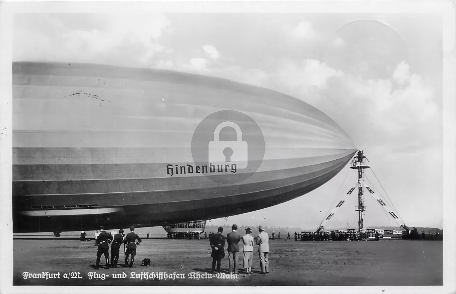 1936 HINDENBURG Zeppelin Blimp RPPC Photo Postcard COPY 1936 HINDENBURG Zeppelin Blimp RPPC Photo Postcard COPY