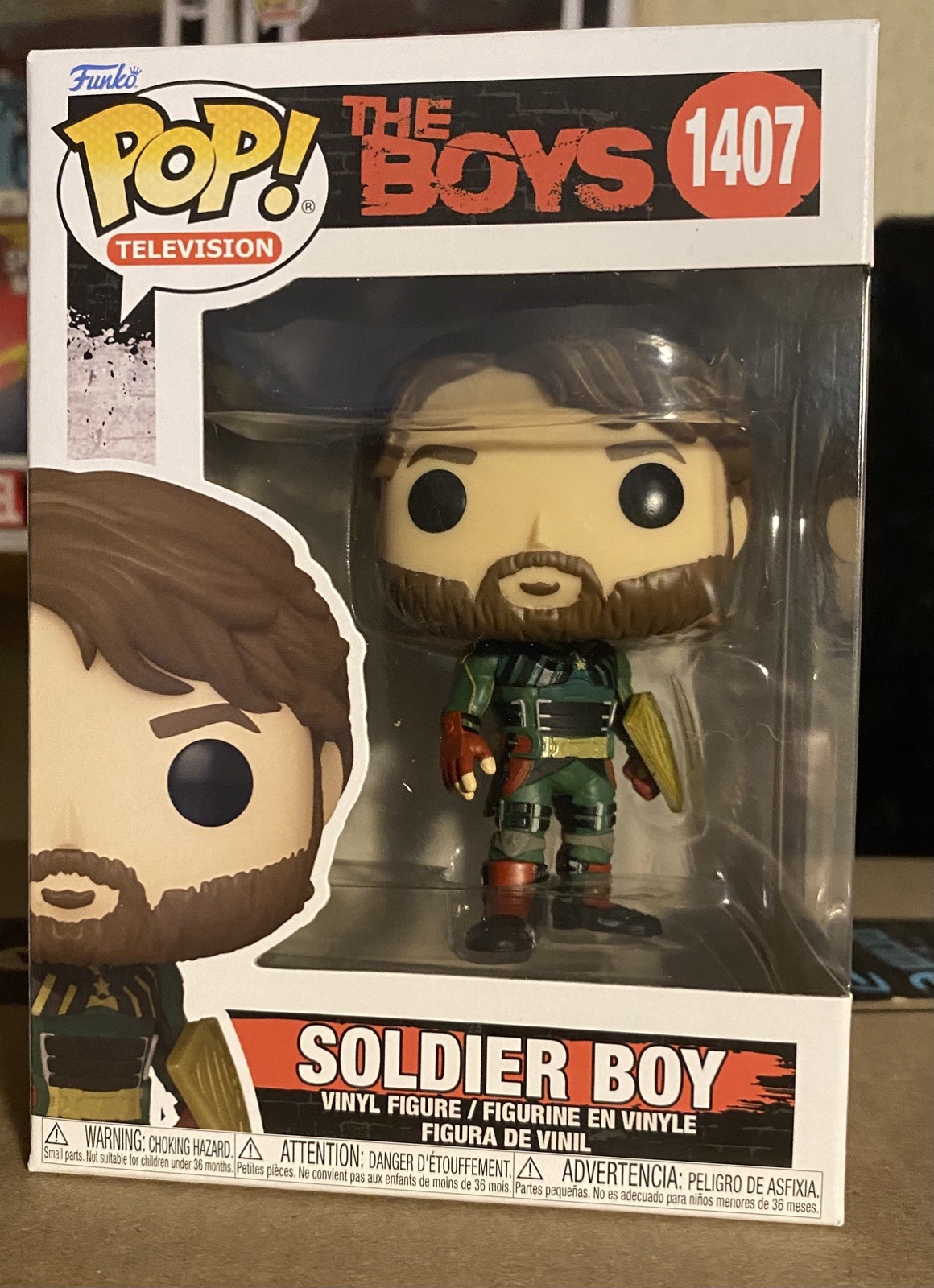 💢🦅FuNkO pOp ‼️ The Boys Soldier Boy #1407 🇺🇸💢NiB