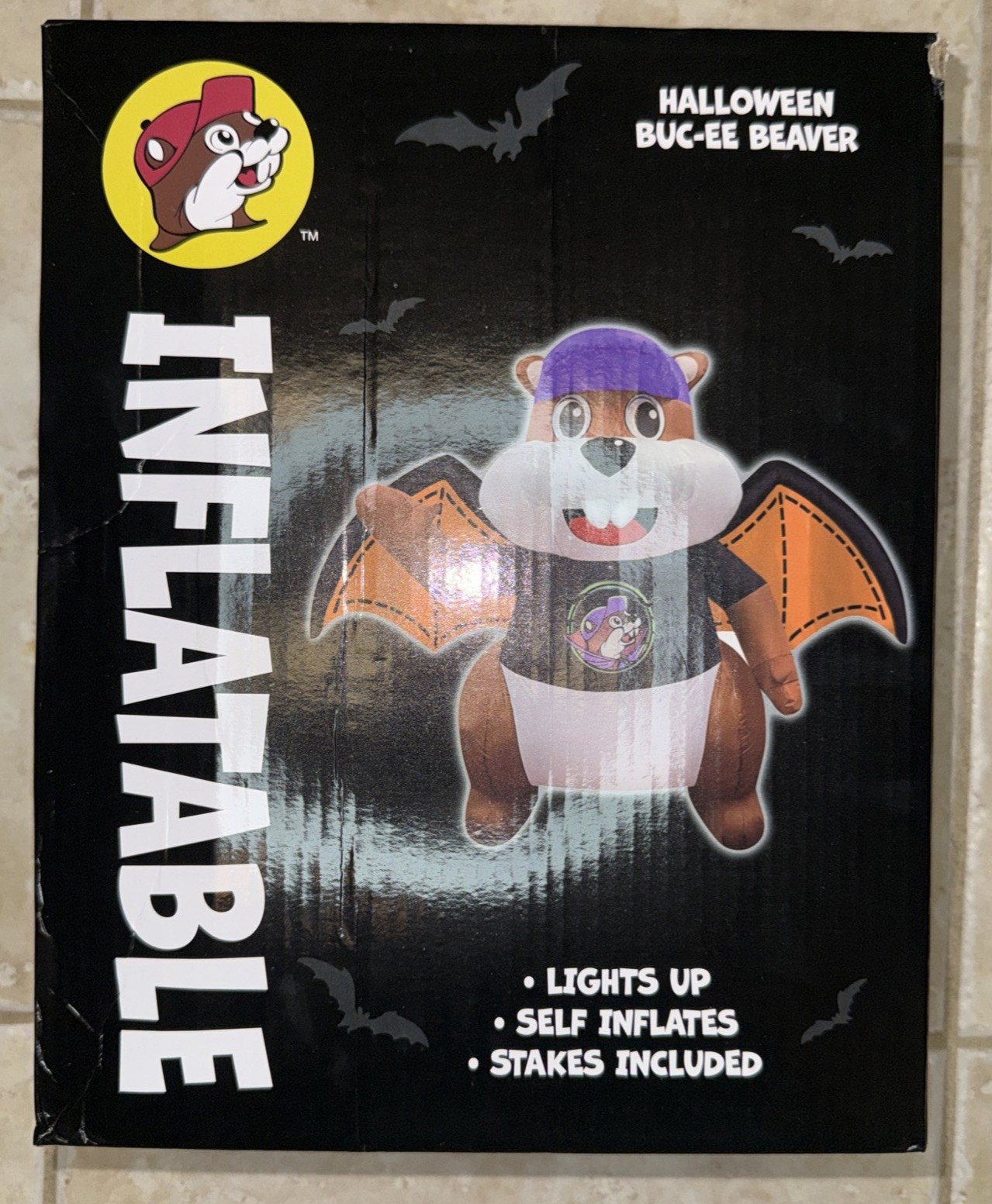 Buc-ee's Halloween Bat Beaver Mascot 6' Ft Inflatable Halloween Lighted NEW NIB