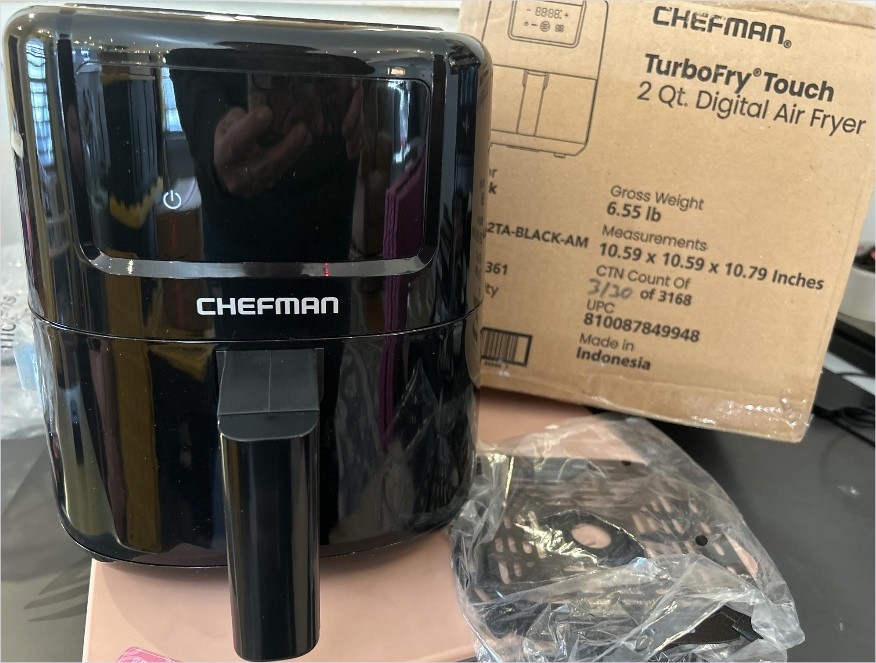 CHEFMAN 2 Qt Mini Air Fryer – Digital Space-Saving Compact Air Fryer with Nonsti CHEFMAN 2 Qt Mini Air Fryer – Digital Space-Saving Compact Air Fryer with Nonsti