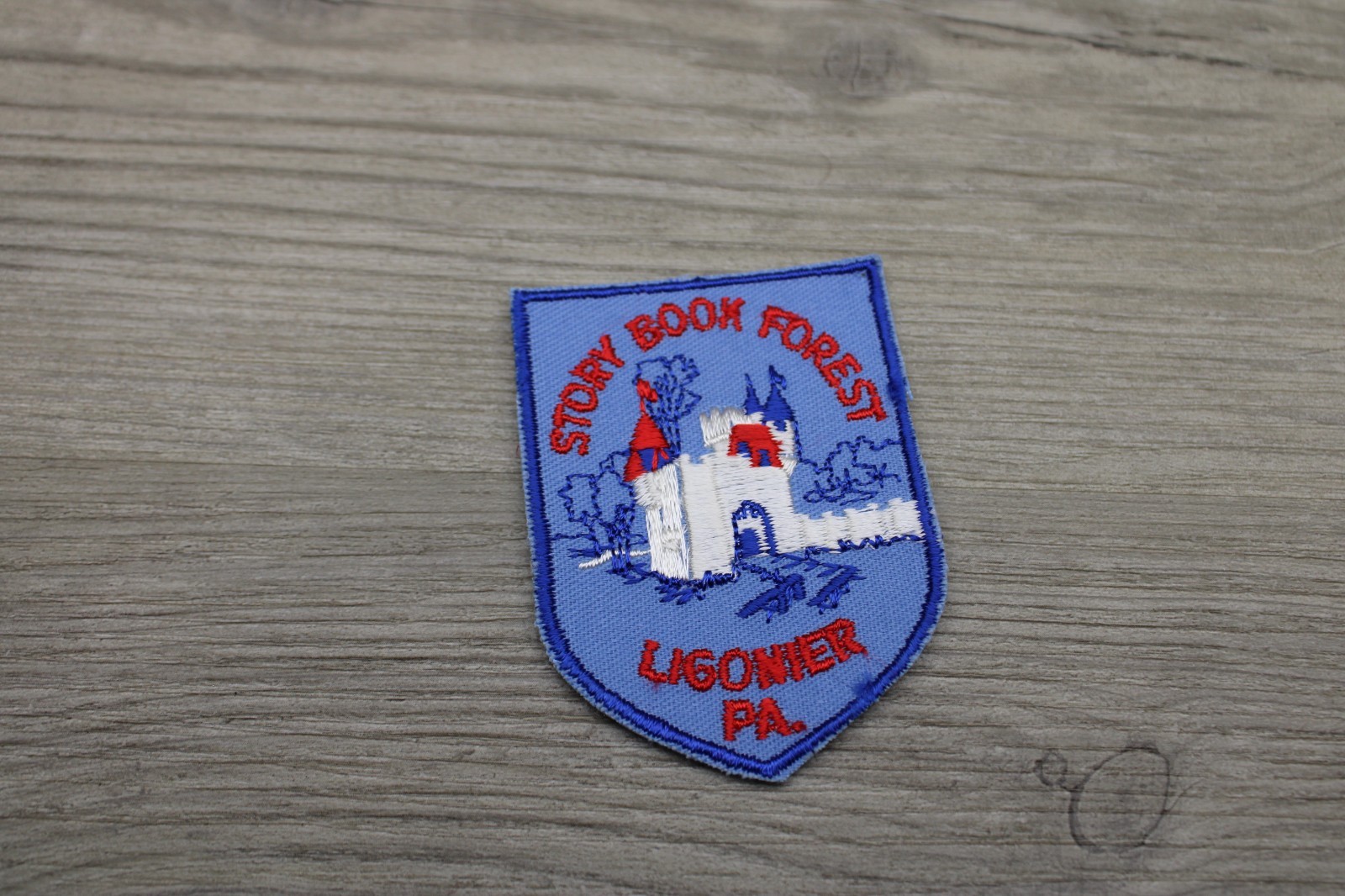 Vintage Story Book Forest Ligonier PA Souvenir Embroidered Patch Idlewild Park Vintage Story Book Forest Ligonier PA Souvenir Embroidered Patch Idlewild Park