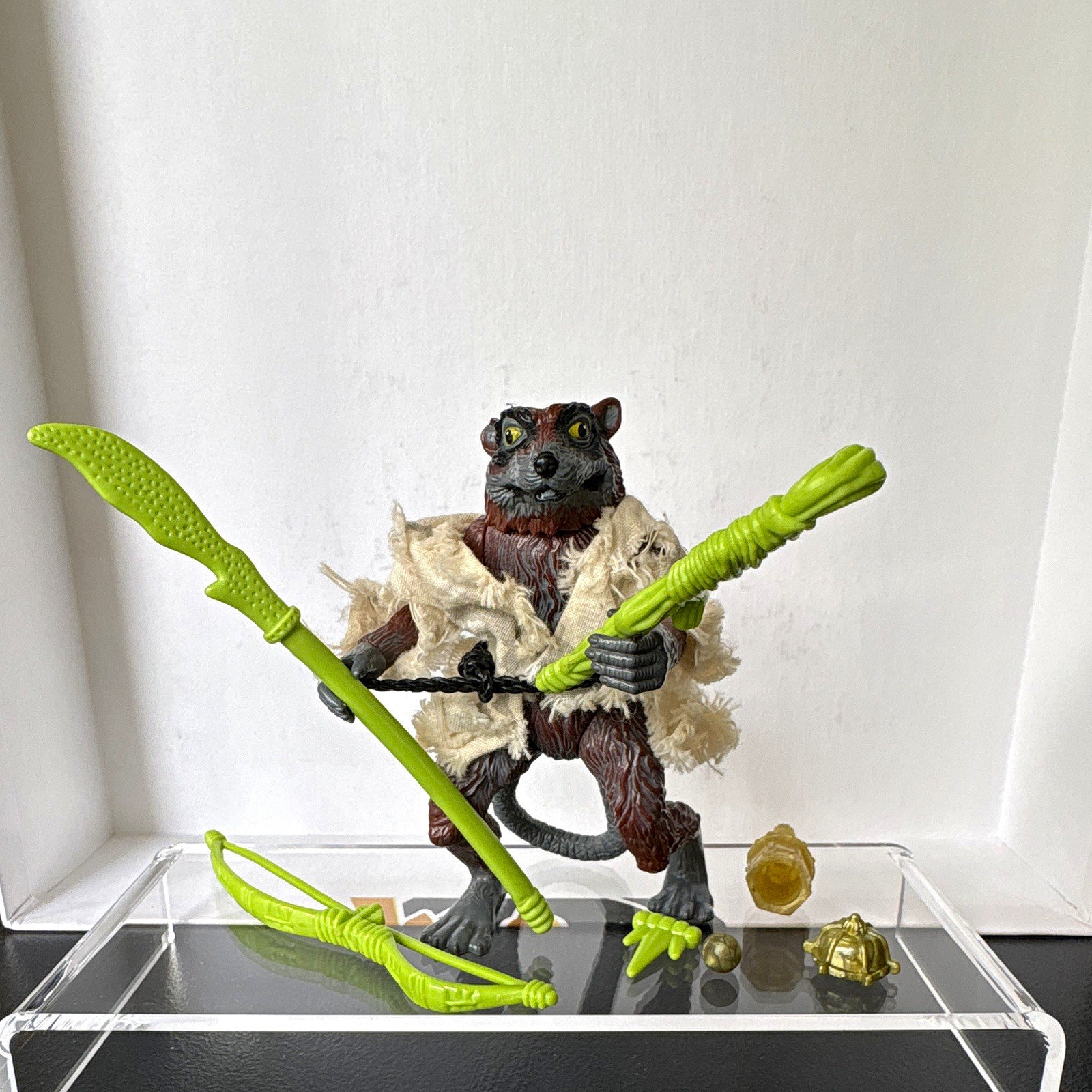 1992 Playmates TMNT Movie III - Master Splinter - COMPLETE