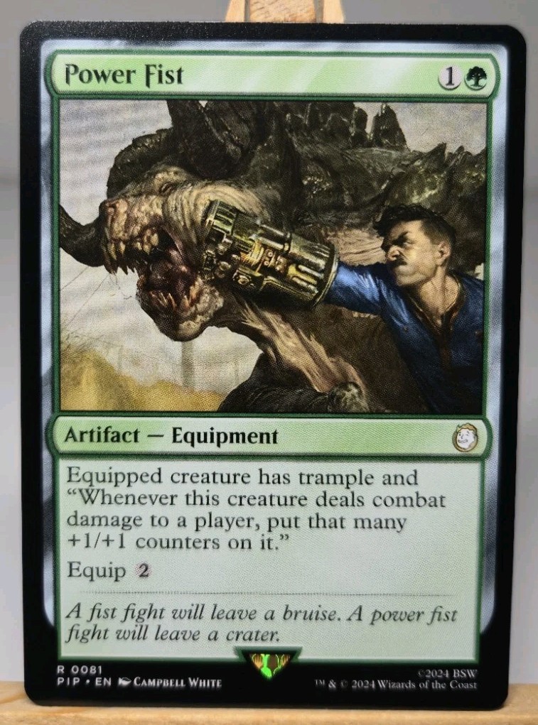 Power Fist 0081 Beyond the Multiverse Fallout ENGLISH MTG
