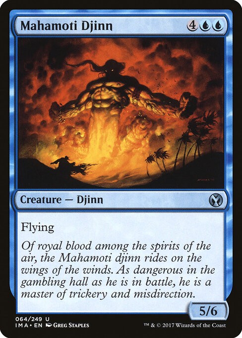 Mahamoti Djinn (64) (Non-Foil) IMA MTG NM