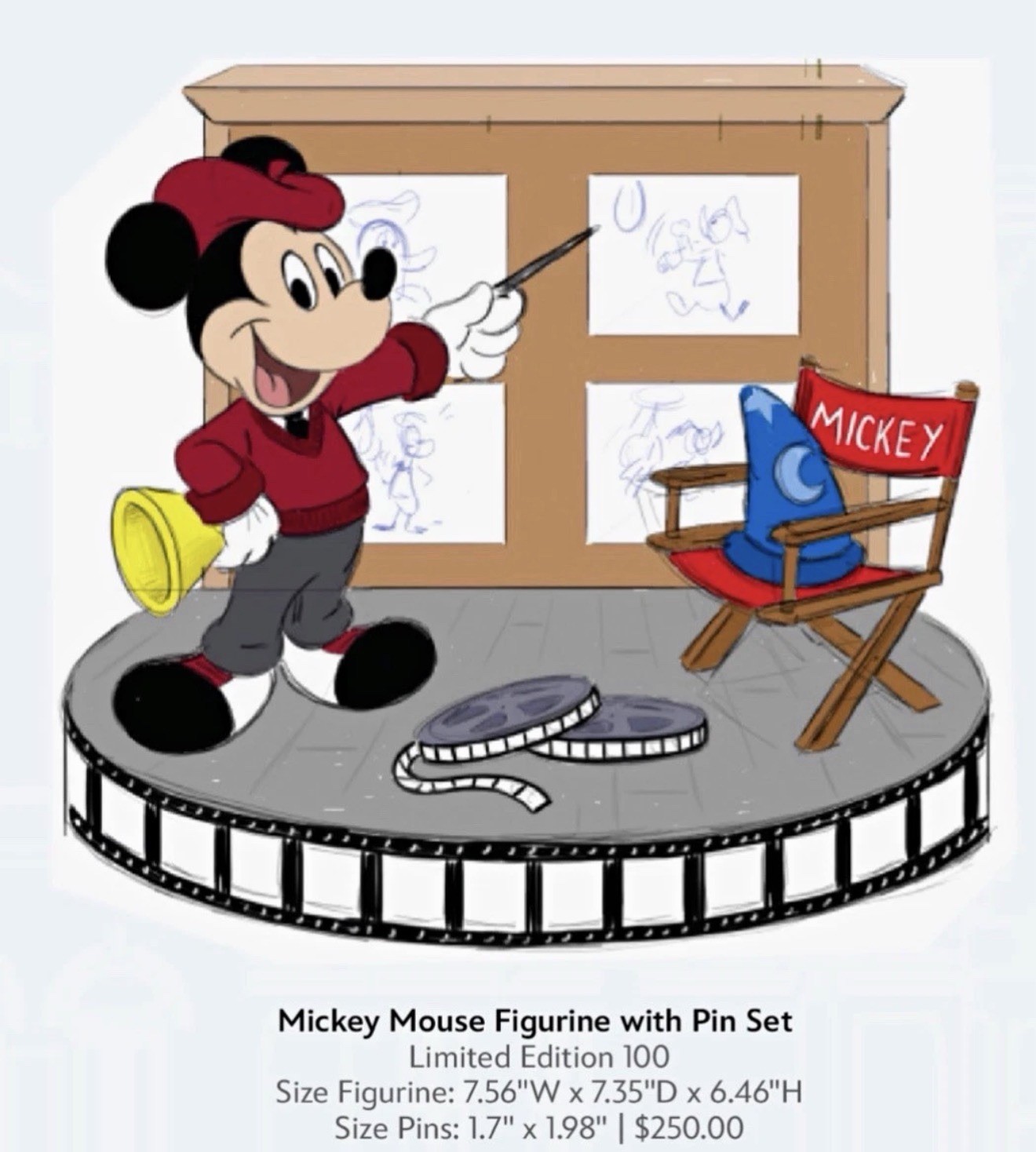 2026 Disney D23 Expo Exclusive LE 100 Mickey Figurine Pin Set FAST SHIPPING✅✅✅ 2026 Disney D23 Expo Exclusive LE 100 Mickey Figurine Pin Set FAST SHIPPING✅✅✅