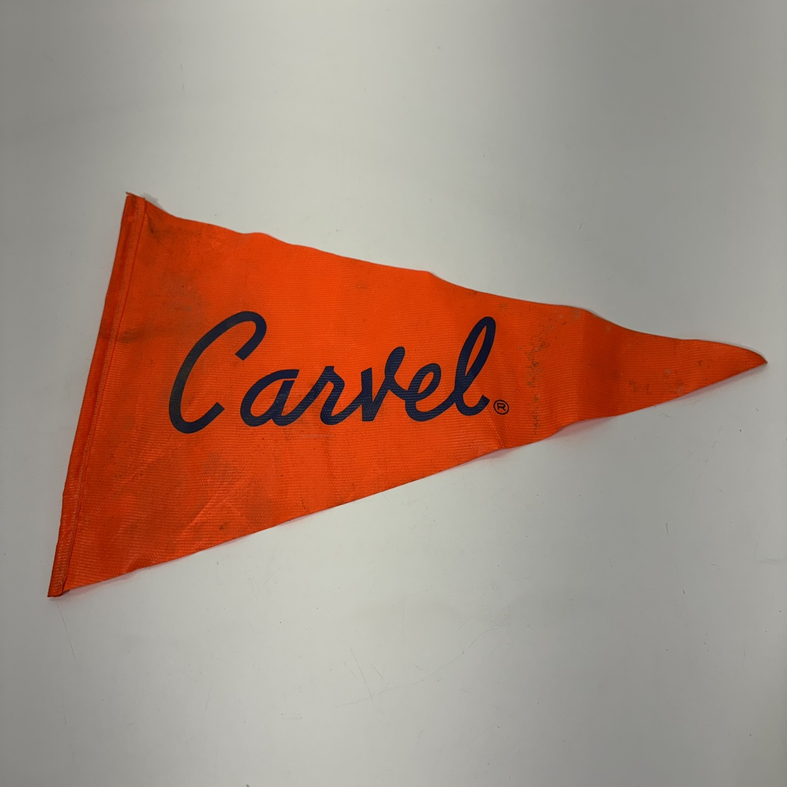 Vintage Carvel Ice Cream Pennant Flag Advertising Sign Restaurant Promo GOLF