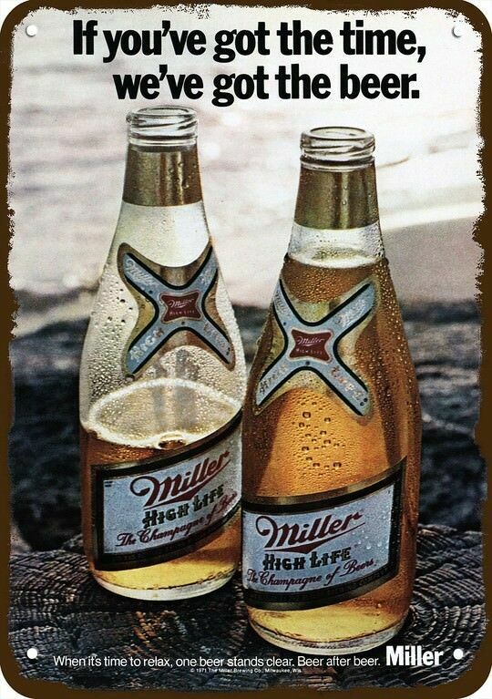 1971 We\'ve Got The MILLER BEER Vintage Look DECORATIVE REPLICA METAL SIGN 1971 We\'ve Got The MILLER BEER Vintage Look DECORATIVE REPLICA METAL SIGN