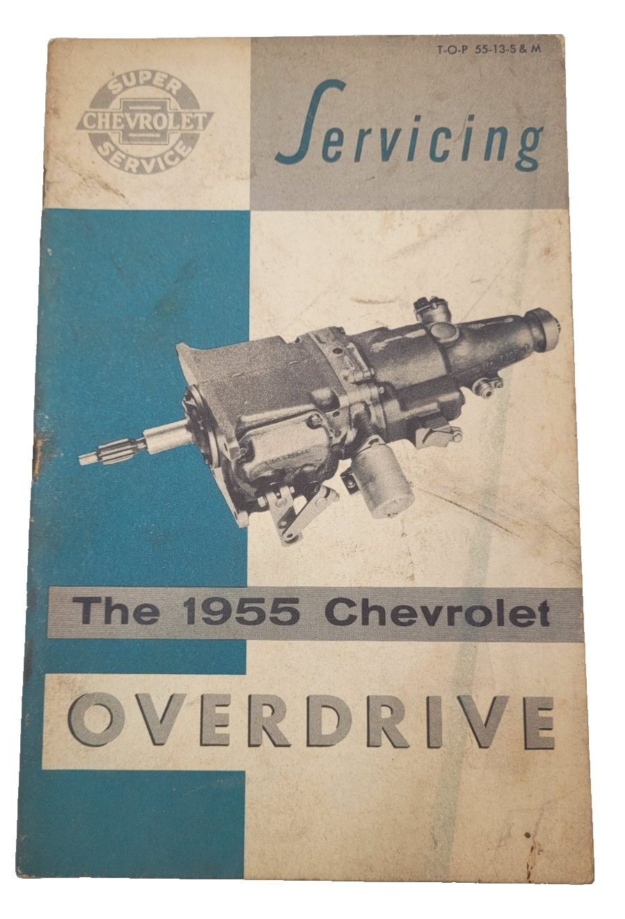 Original 1955 Chevrolet Overdrive Service Manual OEM Chevy Shop Guide
