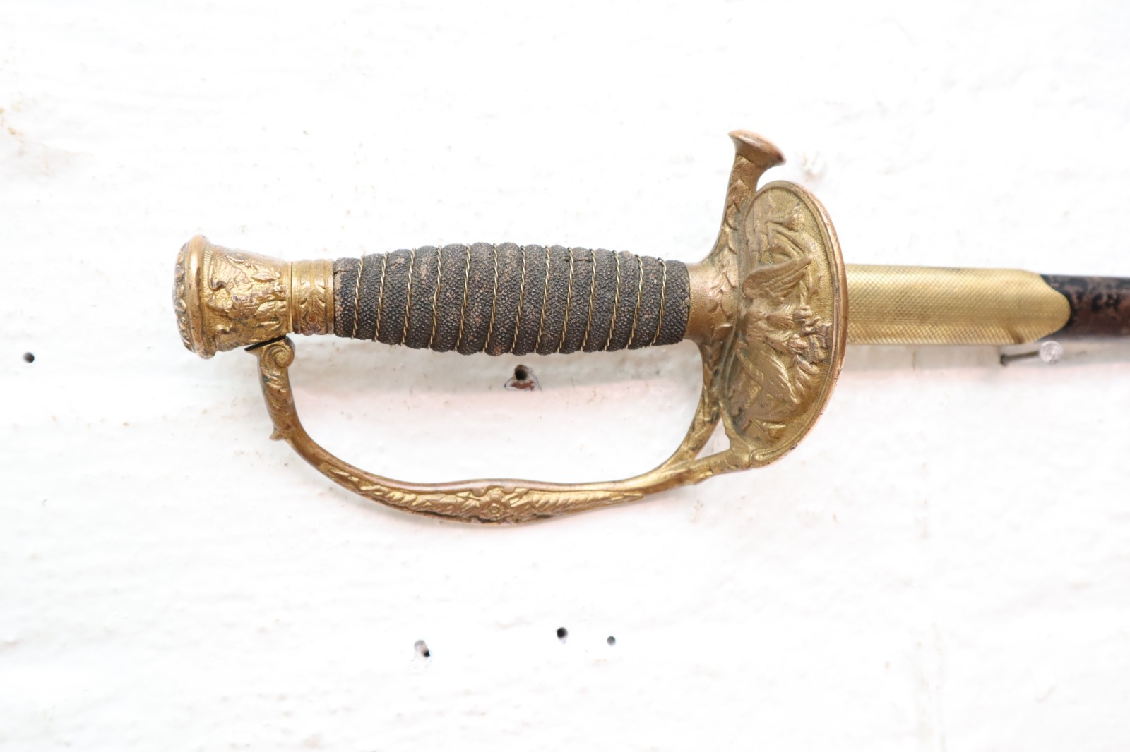 Antique US Civil War M1860 Officers Sword with Scabbard