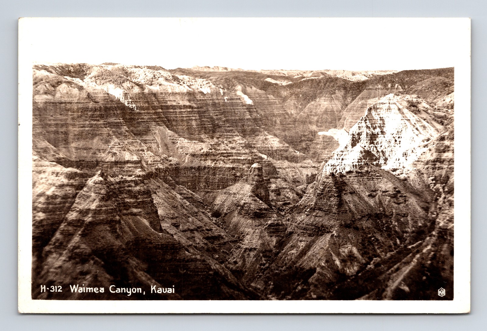 RPPC Waimea Canyon Kauai HI SOLDIER MAIL CENSOR Captain DD Hickman Postcard RPPC Waimea Canyon Kauai HI SOLDIER MAIL CENSOR Captain DD Hickman Postcard