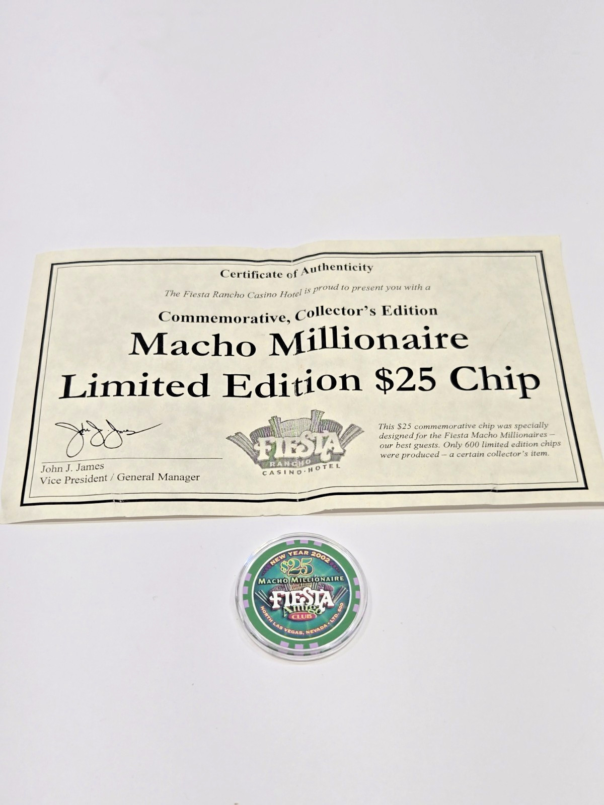 $25 \