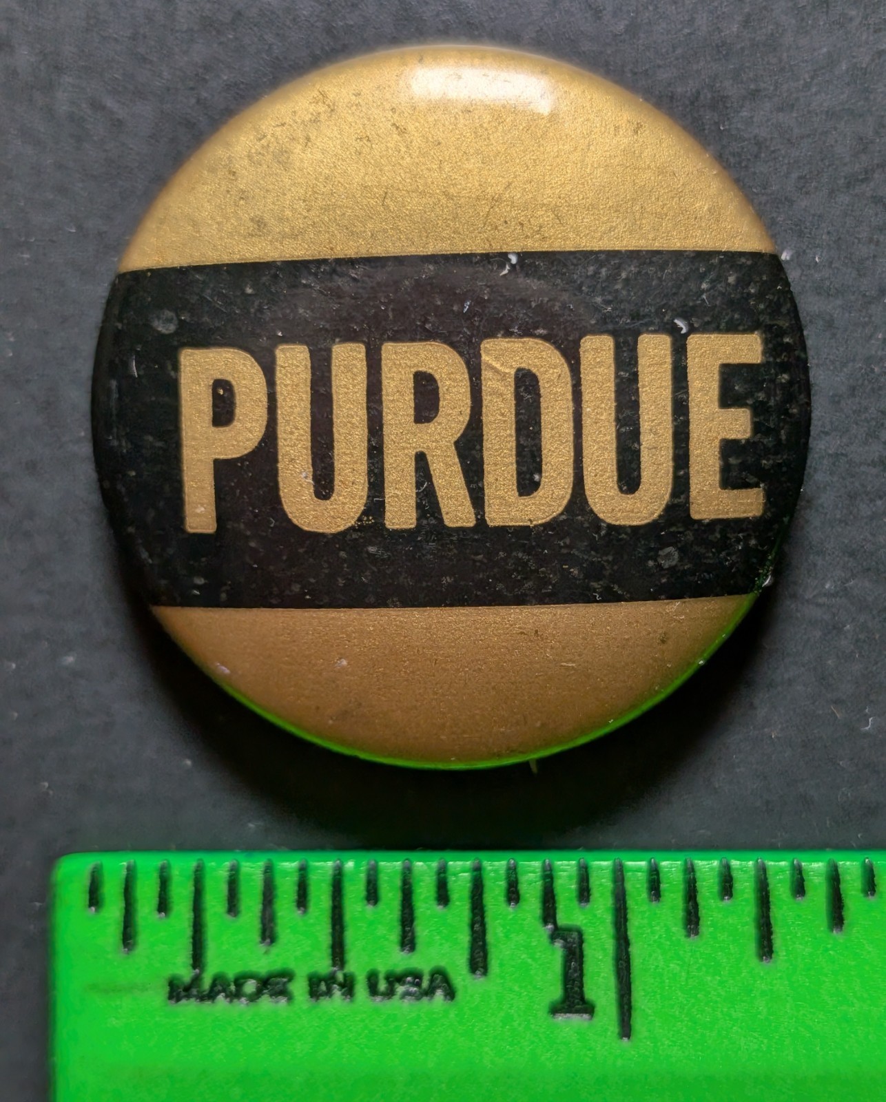 Vintage Purdue University College Pinback Pin Vintage Purdue University College Pinback Pin