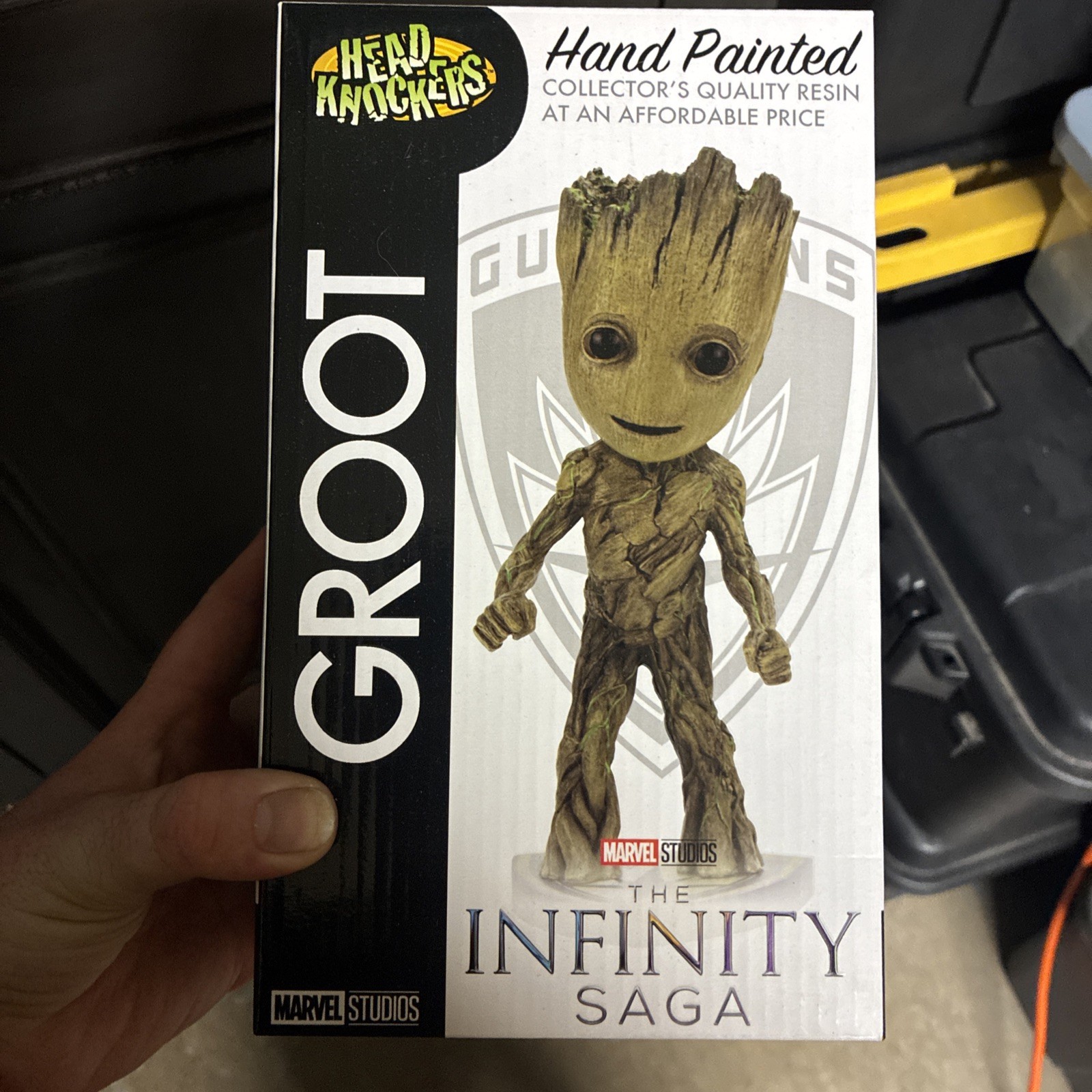 Groot Infinity Saga Head Knocker Bobblehead Marvel Studios Hand Painted Resin Groot Infinity Saga Head Knocker Bobblehead Marvel Studios Hand Painted Resin