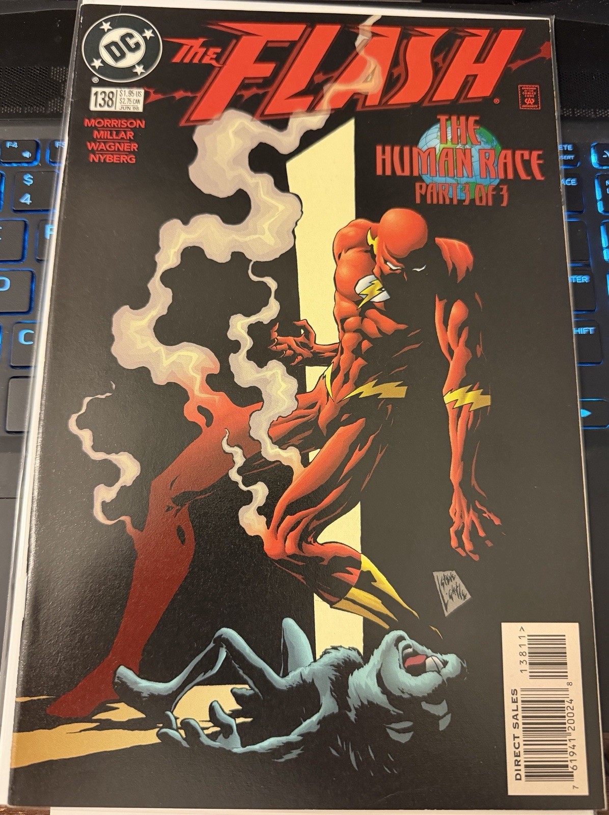 Flash #138 Comic DC 1998 1st Cameo Appearance Black Flash Morrison