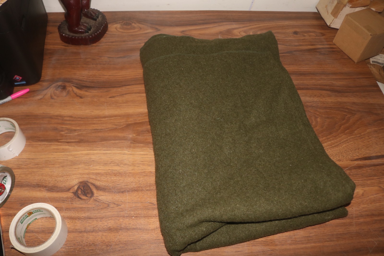 NOS USGI Vietnam war 1968 dated wool blanket US army Medical Corps