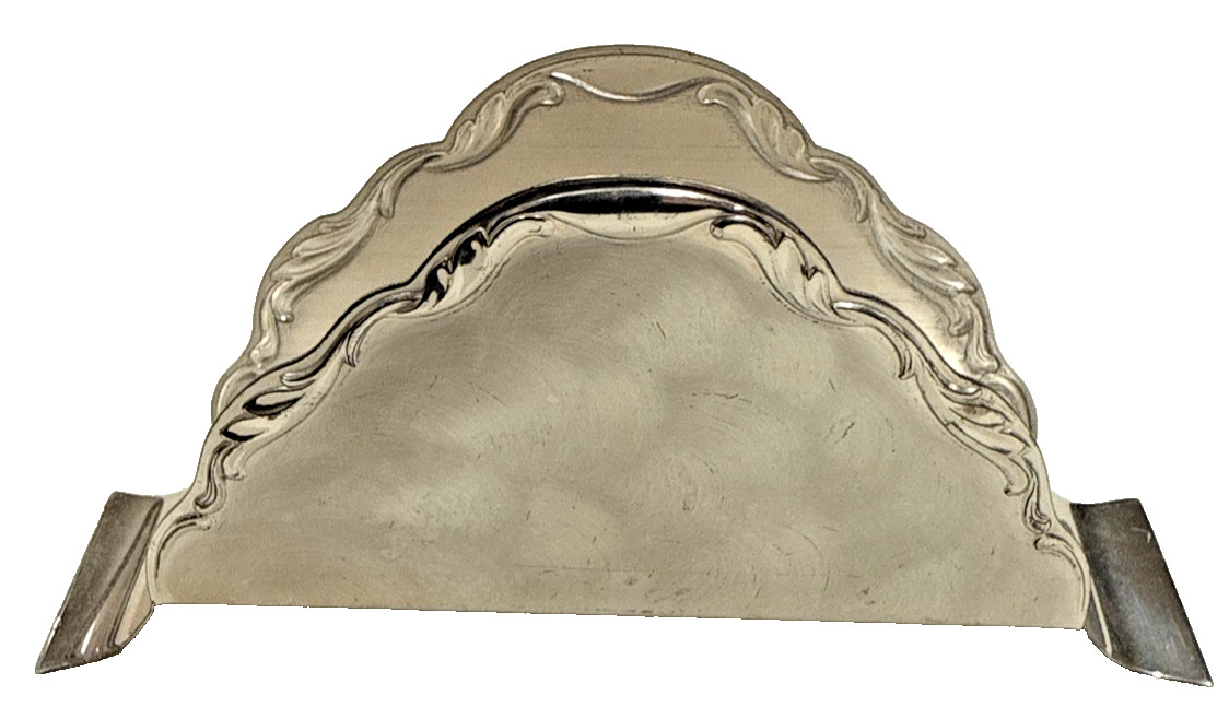 WMF Ikora Silver Plate Napkin Holder - Made in Germany MCM Vintage 5\