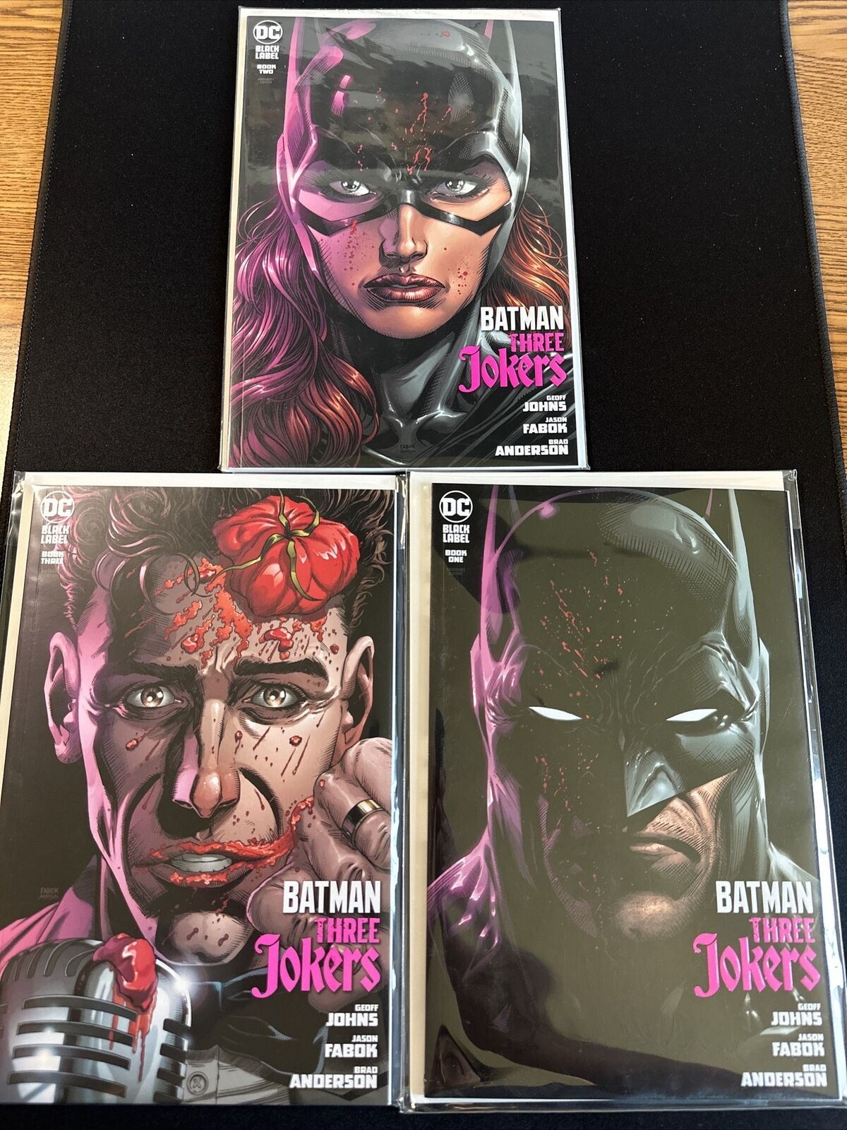 Batman Three Jokers #1 2 3 Batman Batgirl Covers Variant DC Black Label 2020 NM