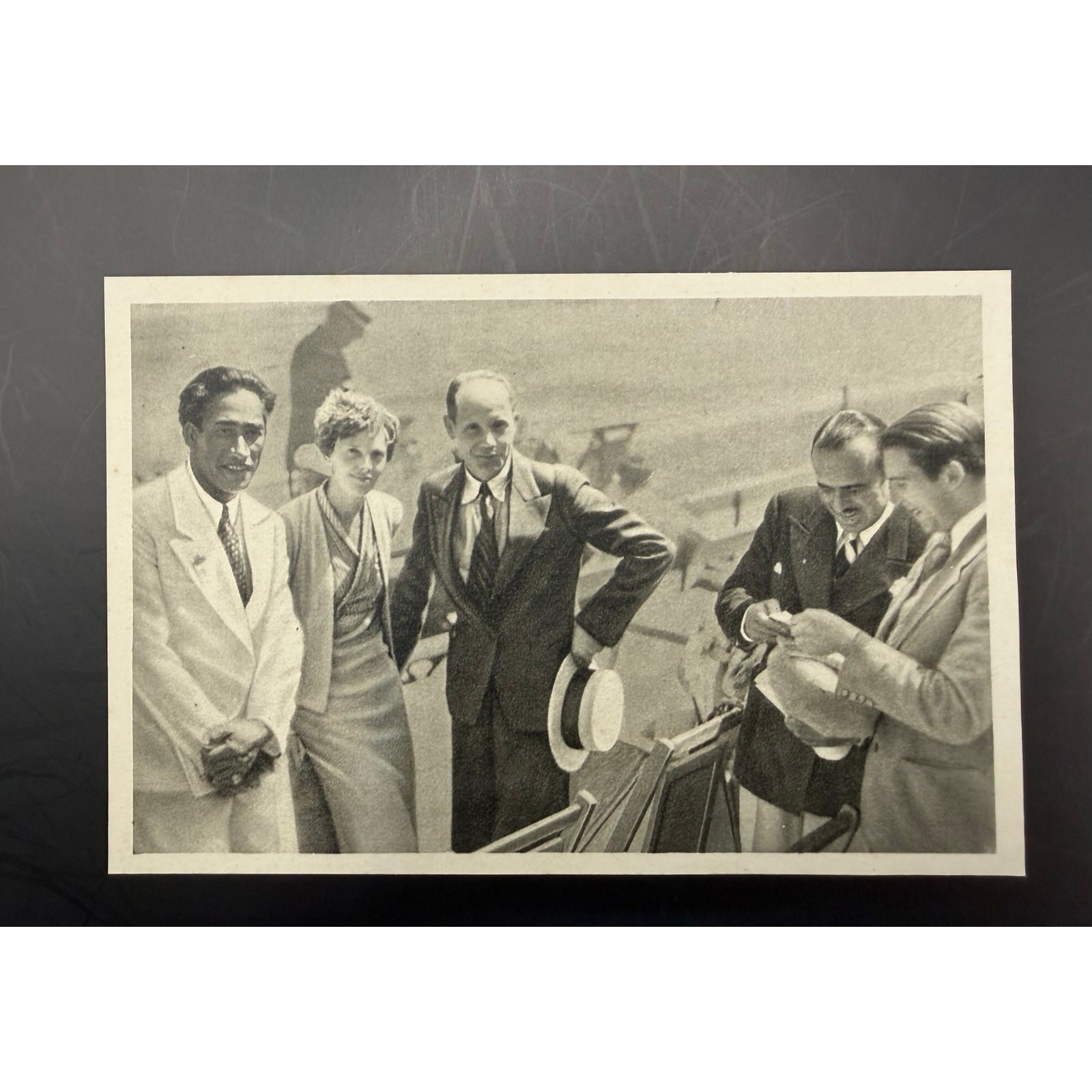 RARE 1936 Olympia Douglas Fairbanks, Amelia Earhart Card Aviation 1932 Olympia RARE 1936 Olympia Douglas Fairbanks, Amelia Earhart Card Aviation 1932 Olympia