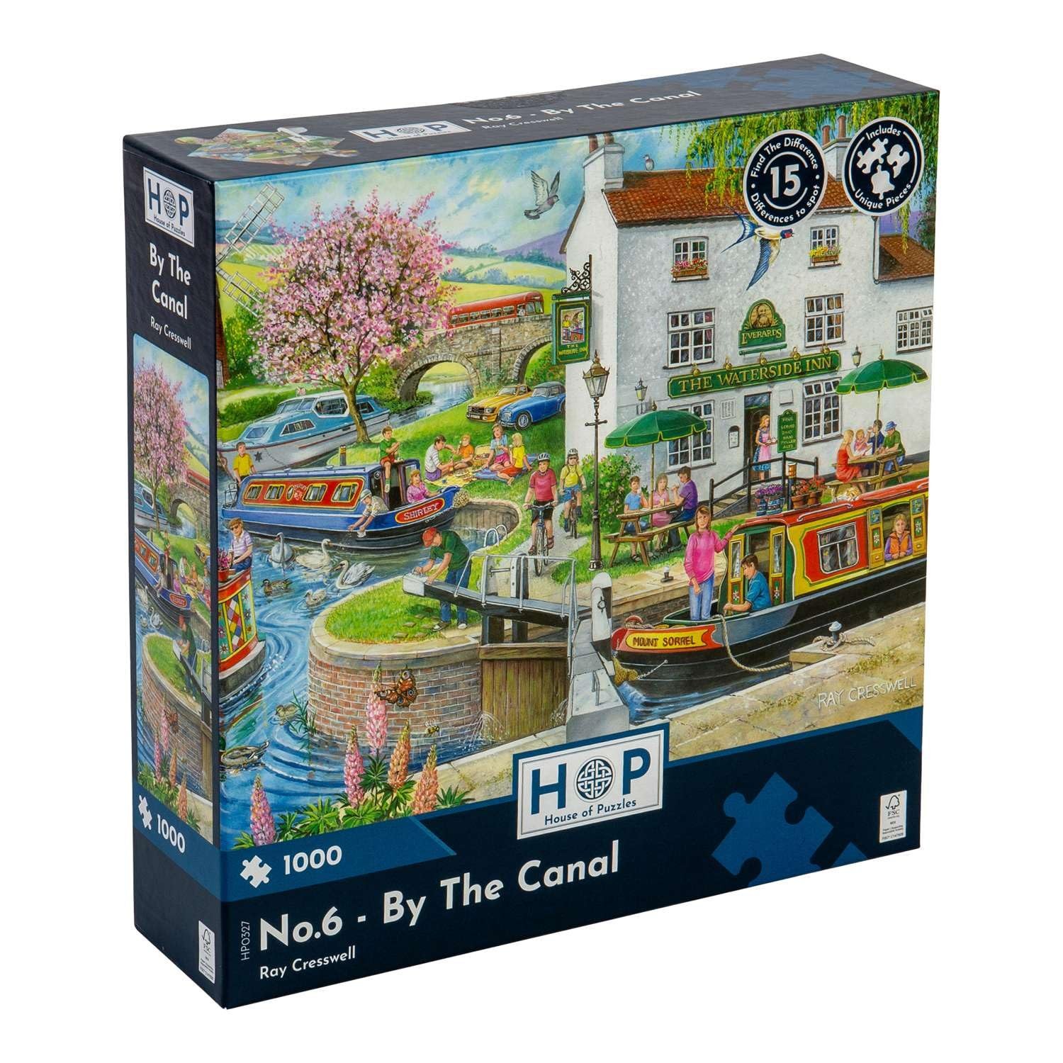 House of Puzzles No.6 By the Canal 1000 Piece Jigsaw Puzzle Scenic Landscape House of Puzzles No.6 By the Canal 1000 Piece Jigsaw Puzzle Scenic Landscape