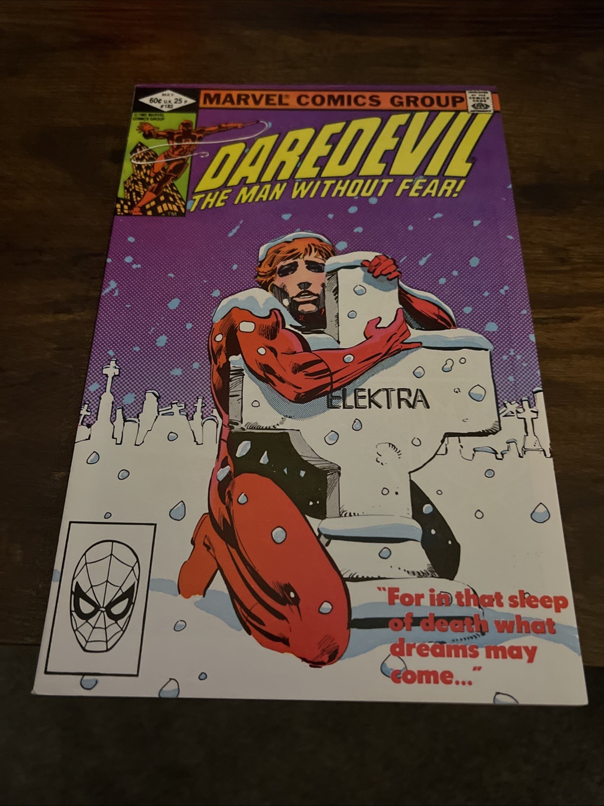 Daredevil #182 (Marvel Comics May 1982) Nm condition Daredevil #182 (Marvel Comics May 1982) Nm condition