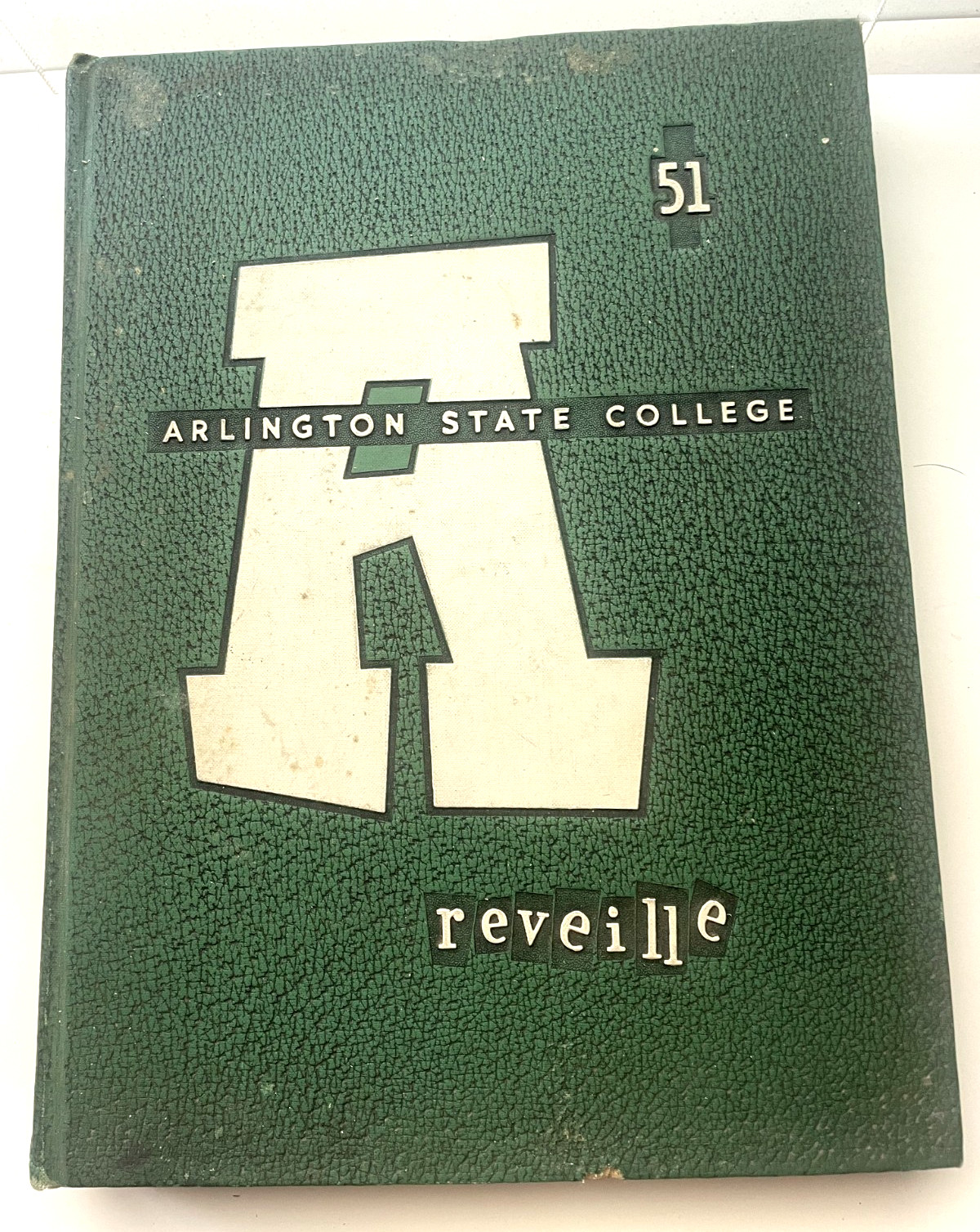1951 Arlington State College Yearbook Reveille Arlington TX - UTA
