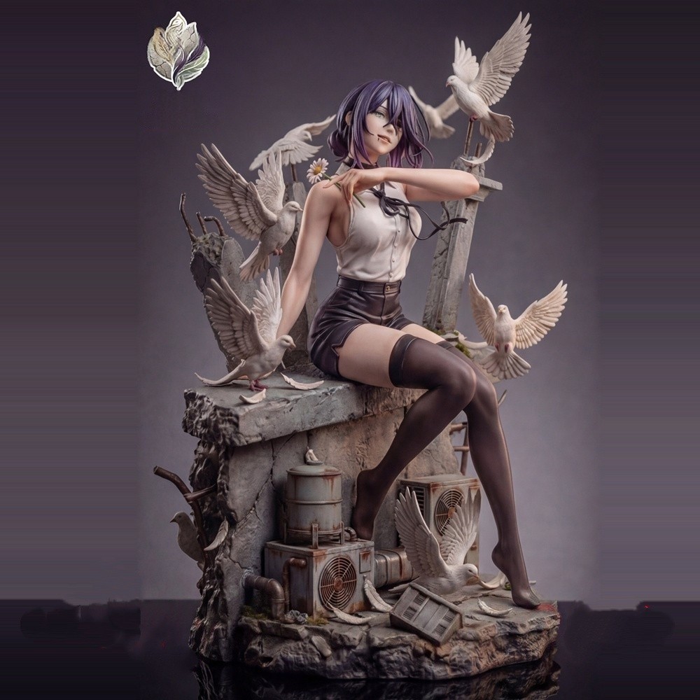 ChuJian Studio Chainsaw Man Reze Model IN STOCK Painted 1/6 Scale H34cm Anime