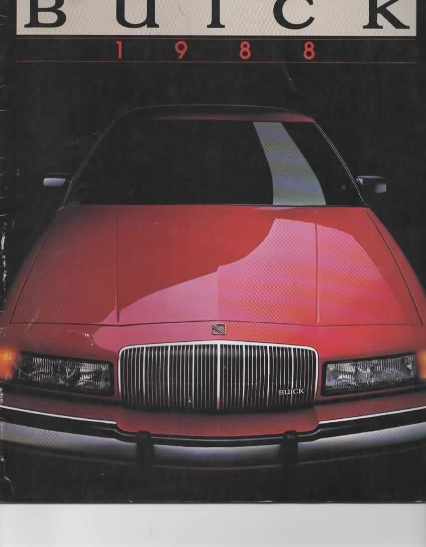 Vintage 1988 Buick Full Line Sales Brochure Catalog Riviera Electra LeSabre Orig Vintage 1988 Buick Full Line Sales Brochure Catalog Riviera Electra LeSabre Orig