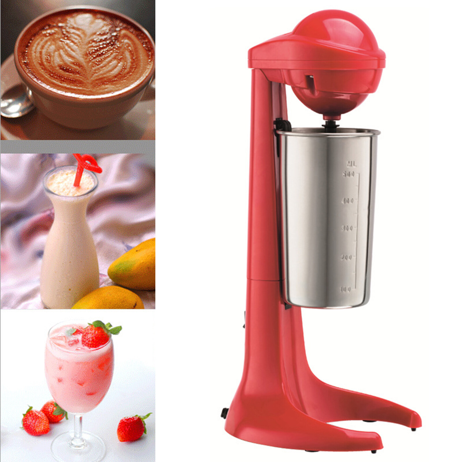Electric Milkshake Milk Drink Mixer Commercial Shake Machine Stainless Steel