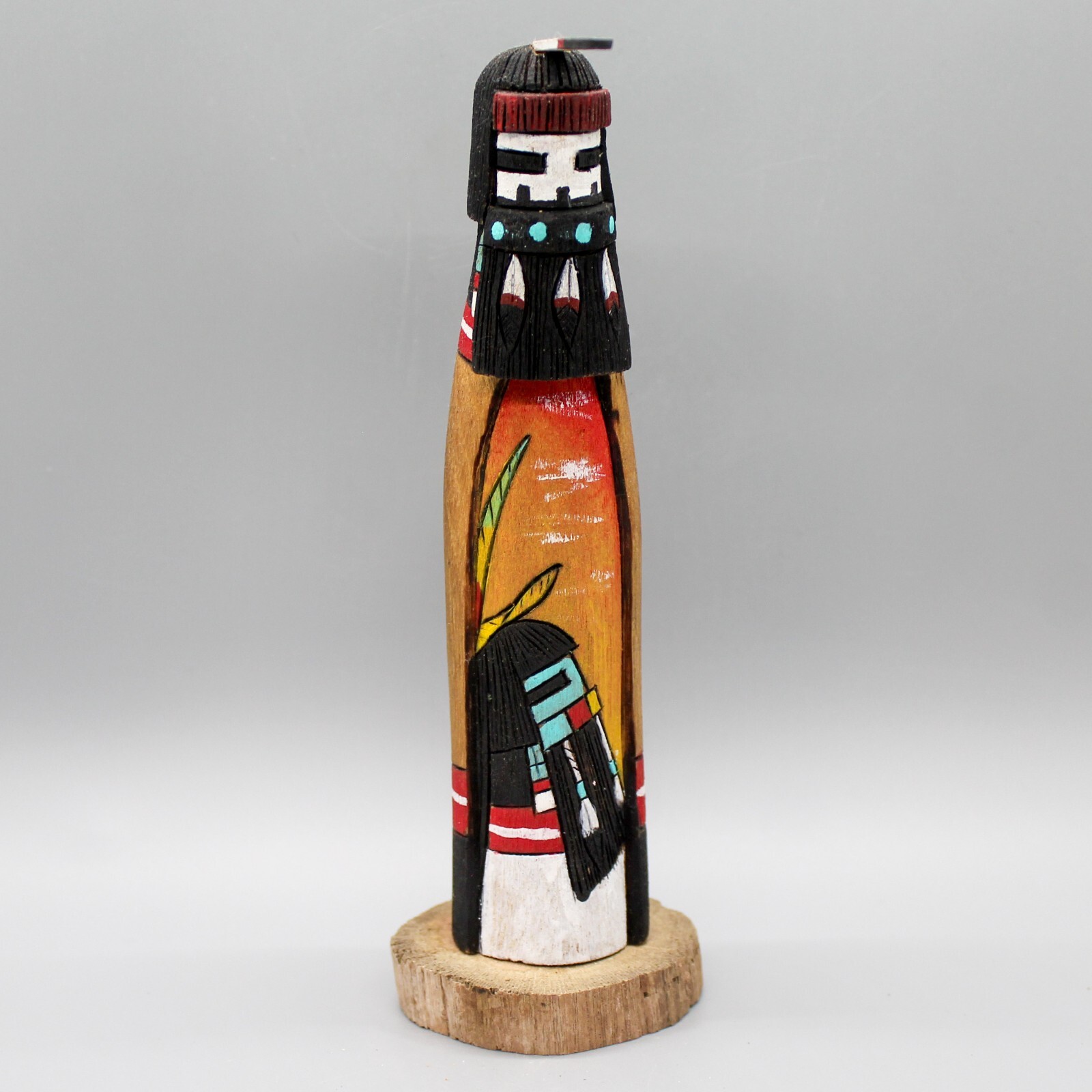 HOPI-LONG HAIR MANA KACHINA by VIRGIL LONG – NATIVE AMERICAN HOPI-LONG HAIR MANA KACHINA by VIRGIL LONG – NATIVE AMERICAN