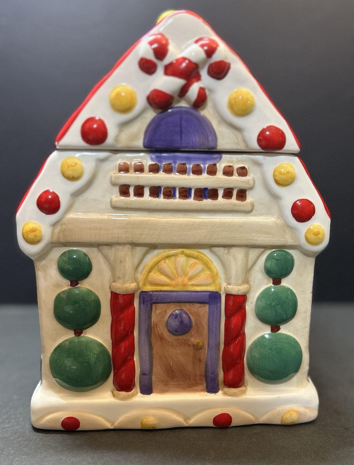 Vintage Kurt Adler Gingerbread House Cookie Jar