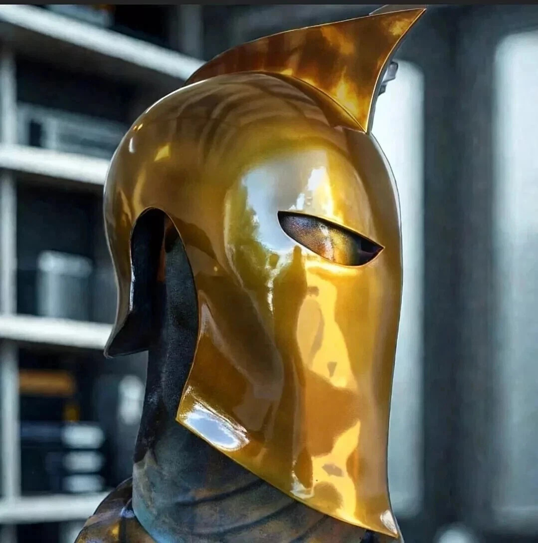 Dr Fate Coplay Helmet, Black Adam Steel Helmet Replica