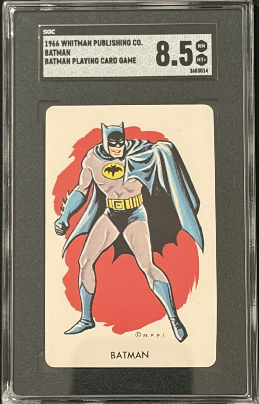 1966 BATMAN Batman Whitman SGC 8.5 LOW POP Extremely rare in this condition