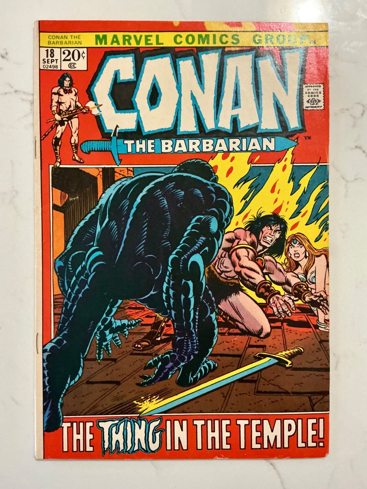 CONAN THE BARBARIAN #18 GIL KANE Bronze Age 1972 