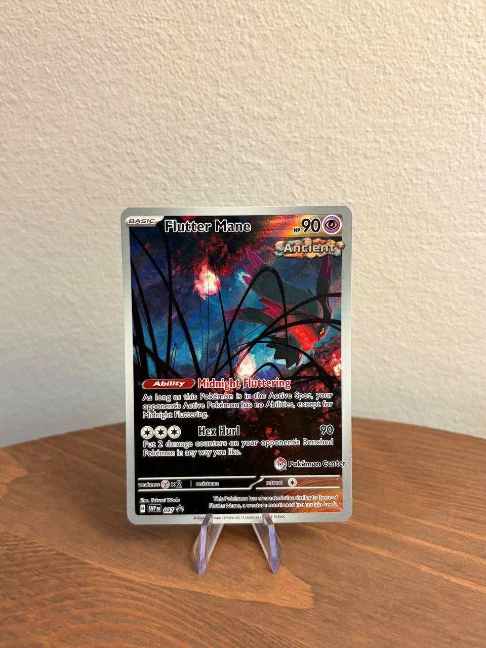Flutter Mane - (Pokemon Center) Holo Promo SVP097 SVP Temporal Forces ETB Promo